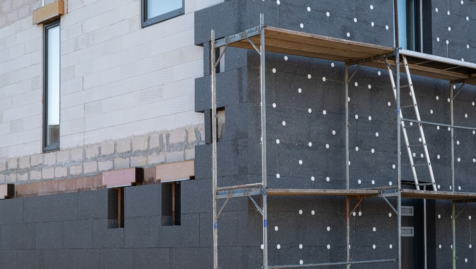 external wall insulation job