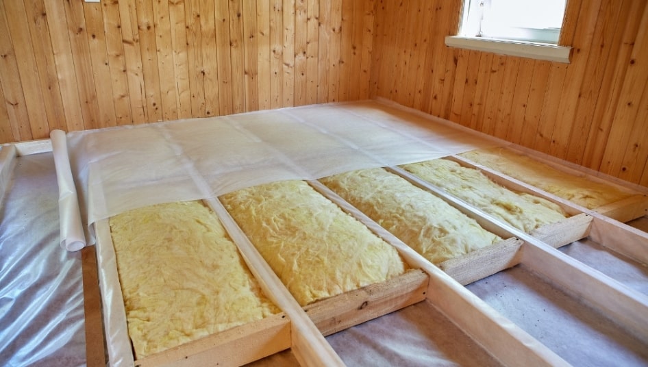 new floor insulation